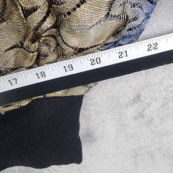 Women's Karen Kane Top Blouse Abstract Patterned Batwing Sleeve Size XL - Picture 7 of 9